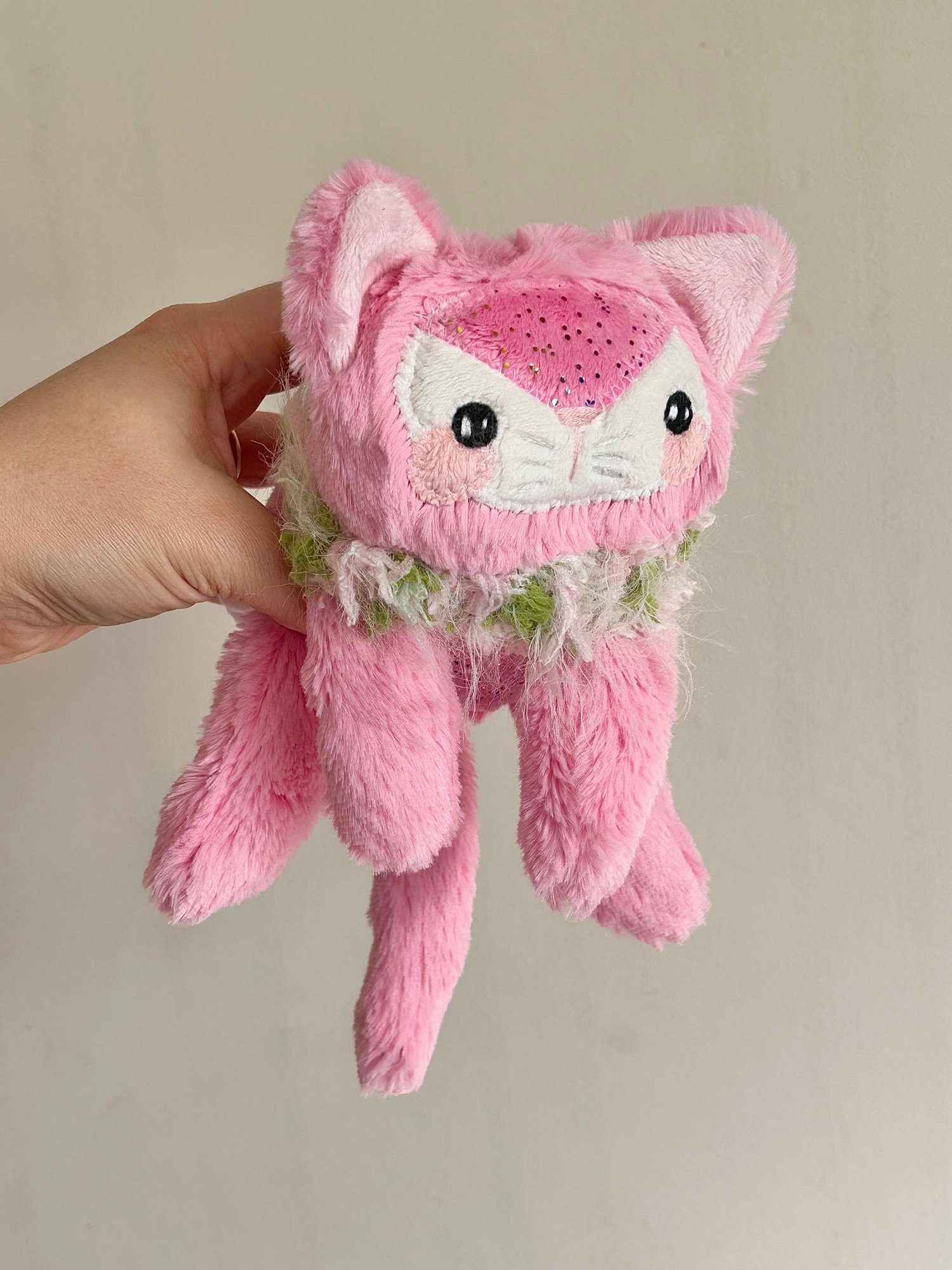 Image of PROTOTYPE OOAK Sakura the 3D Cherub Cat (6 inches)