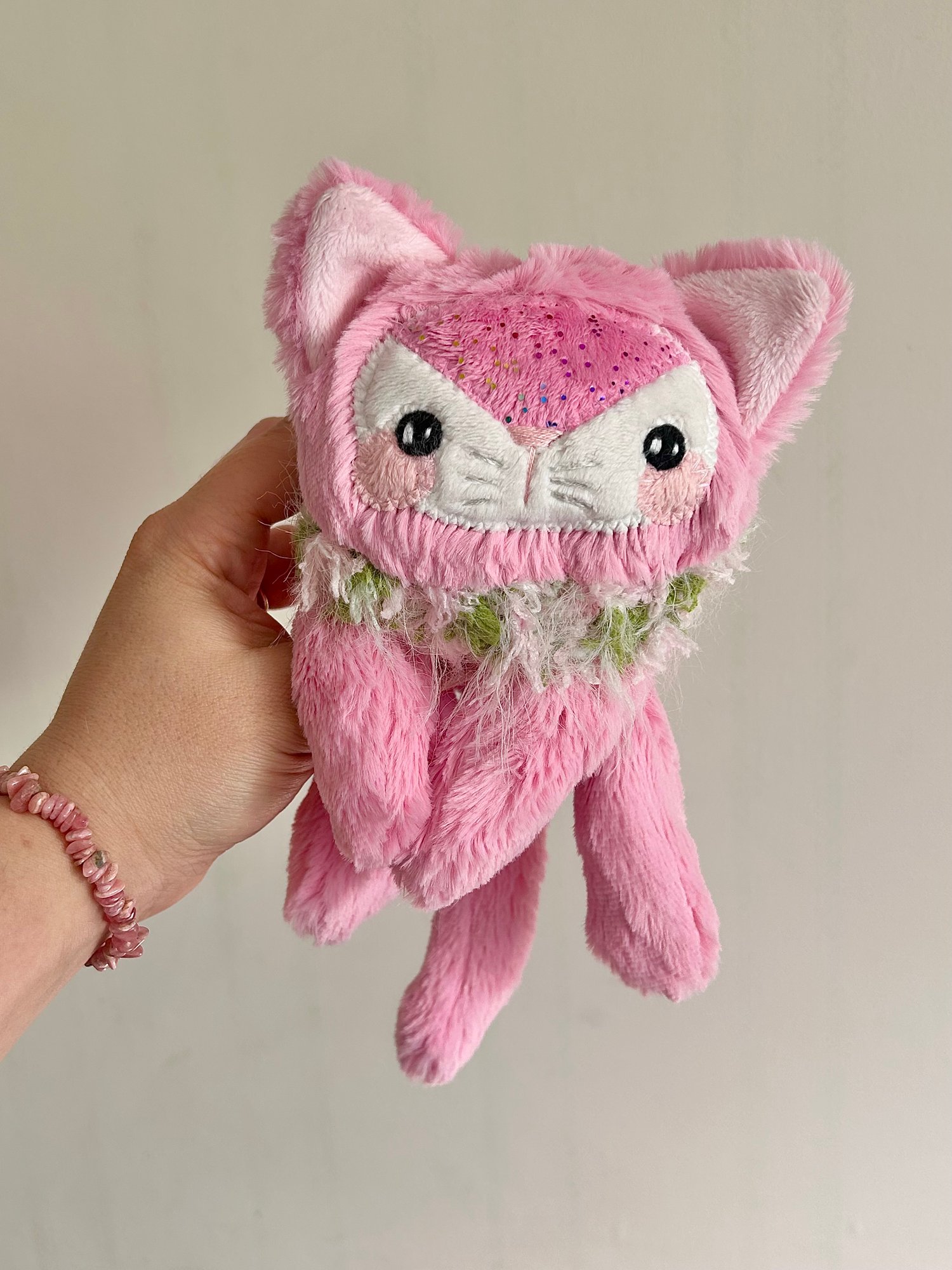 Image of PROTOTYPE OOAK Sakura the 3D Cherub Cat (6 inches)
