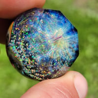 Image 4 of 1.87" Faceted "Sparkling Light Vibration" marble