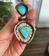 Image 2 of Two Stone Pendant Necklace I