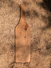 Image 3 of Oak Wine Bottle Serving Board