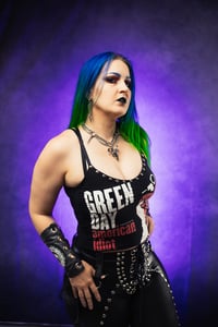 Image 2 of S/M Green Day Crop Top