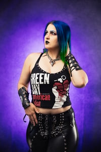 Image 1 of S/M Green Day Crop Top