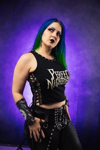 Image 6 of S/M Perfect nightmare Lace Up Crop Top