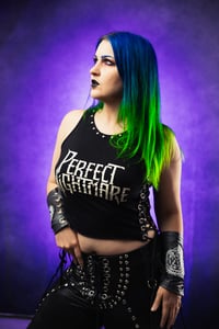 Image 4 of S/M Perfect nightmare Lace Up Crop Top