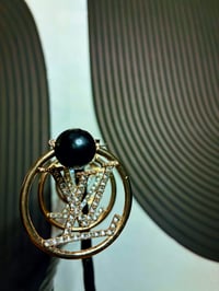 Image 2 of Initials hoop 