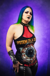 Image 3 of S/M System Of A Down Choker Top