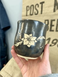 Image 1 of ‘Donkey Floral Dark’ Planter