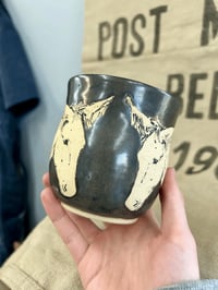 Image 3 of ‘Donkey Floral Dark’ Planter