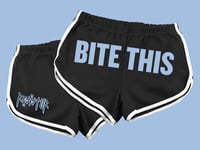 RESISTOR BITE THIS booty shorts