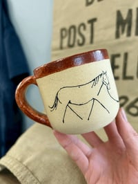 Image 1 of ‘Heart on the Line’ Horse Small Mug
