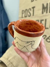 Image 4 of ‘Heart on the Line’ Horse Small Mug