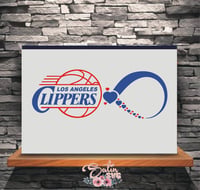 Image 11 of Los Angeles Clippers NBA Designs. SVG Files, Cricut, Studio, Digital Cut Files