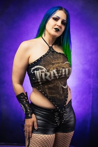 Image 8 of XS/S Trivium Halter Crop Top