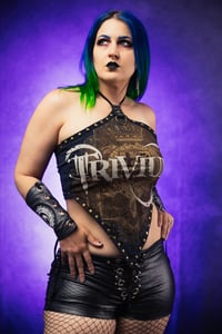 Image 6 of XS/S Trivium Halter Crop Top