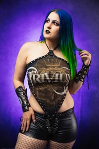 Image 2 of XS/S Trivium Halter Crop Top