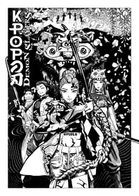 KPOP Demon Slayers A4 Risography Poster