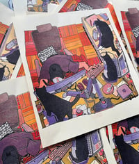 Image 2 of Cat Desk Risograph