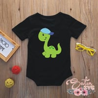 Image 2 of LIL DINO Hat Set Design SVG Files, Cricut, Silhouette Studio, Digital Cut Files