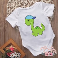 Image 4 of LIL DINO Hat Set Design SVG Files, Cricut, Silhouette Studio, Digital Cut Files
