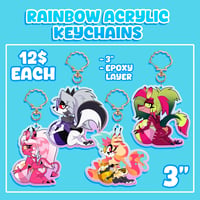 *Acrylic Keychain* Beach Buns