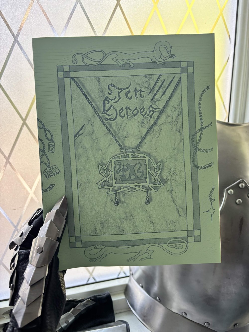 Image of Ten Heroes DnD character zine
