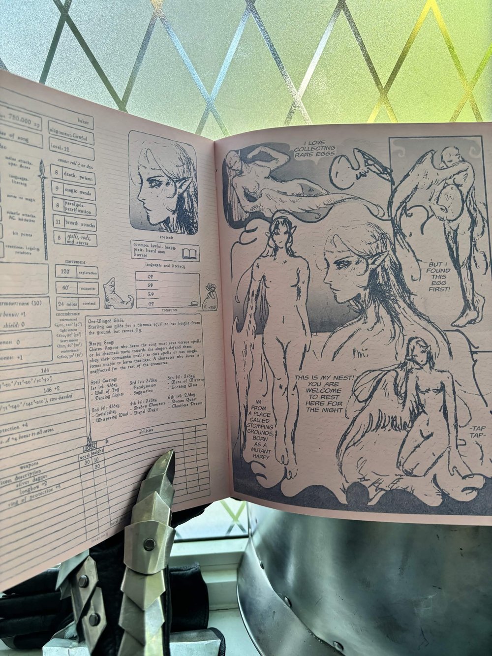 Image of Ten Heroes DnD character zine