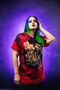 Image 1 of Large Evil DeadTie Dye  Tee
