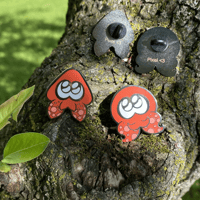 Image 1 of Squid & Octo  Enamel Pins
