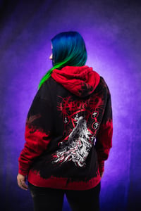 Image 11 of XL Aborted Reverse Tie Dye Hoodie