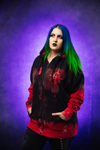 Image 8 of XL Aborted Reverse Tie Dye Hoodie