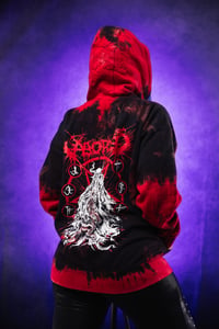 Image 3 of XL Aborted Reverse Tie Dye Hoodie