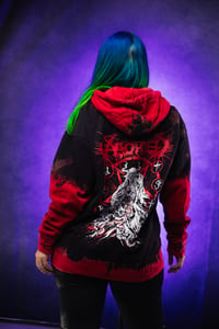 Image 6 of XL Aborted Reverse Tie Dye Hoodie