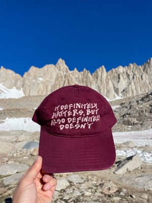 Image of Definitely Matters Dad Hat