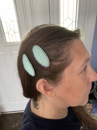 Image 2 of Goth/Punk Fabric Barrettes