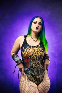 Image 2 of S/M Cattle Decapitation Bodysuit