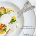 Image of Fleur Salad Serving Set Silver