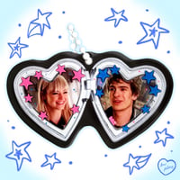 Image 3 of heart locket acrylic keychains series 5