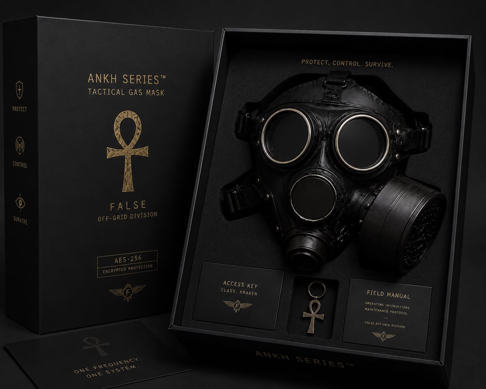 Image of ANKH SERIES™ Tactical Gas Mask - Masque à Gaz Tactique