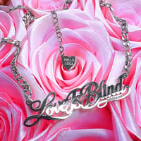 "Love Is Blind" Necklace SILVER
