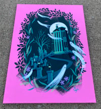 Image 2 of Fantasy Mansion - Original Painting 