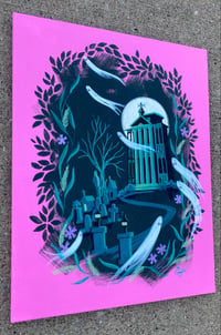 Image 3 of Fantasy Mansion - Original Painting 