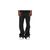 Image 4 of Rockstar Jet Black Discolite Rhinestone Baggy Jeans