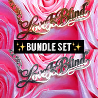 "Love Is Blind" Necklace BUNDLE SET