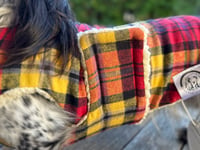 Image 2 of Red Plaid Chest Cover coat