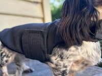 Image 1 of Grey Houndstooth Strap Coat