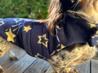 Image 2 of Blue Stars Fleece Strap Coat
