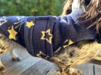 Image 3 of Blue Stars Fleece Strap Coat