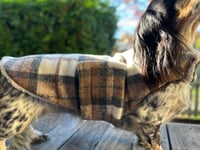 Image 3 of Soft Brown Check Strap Coat