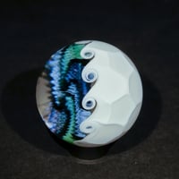 Image 3 of BlueGreen Reticello Honeycomb Marble